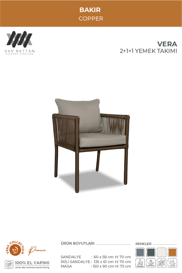 Vera 4 Kişilik Yemek Takımı