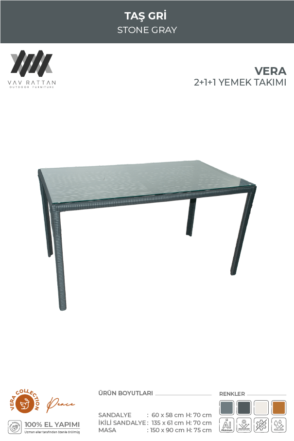 Vera 4 Kişilik Yemek Takımı