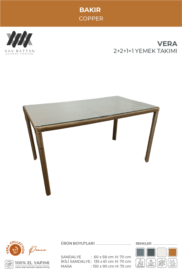 Vera 6 Kişilik Yemek Takımı