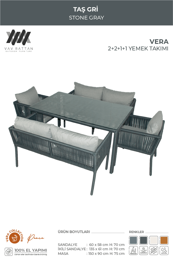 Vera 6 Kişilik Yemek Takımı