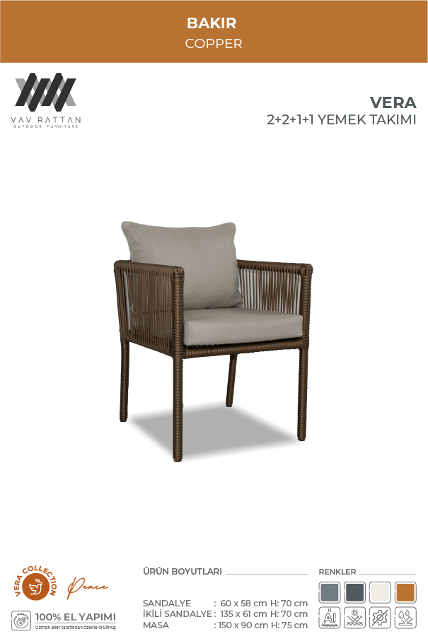 Vera 6 Kişilik Yemek Takımı