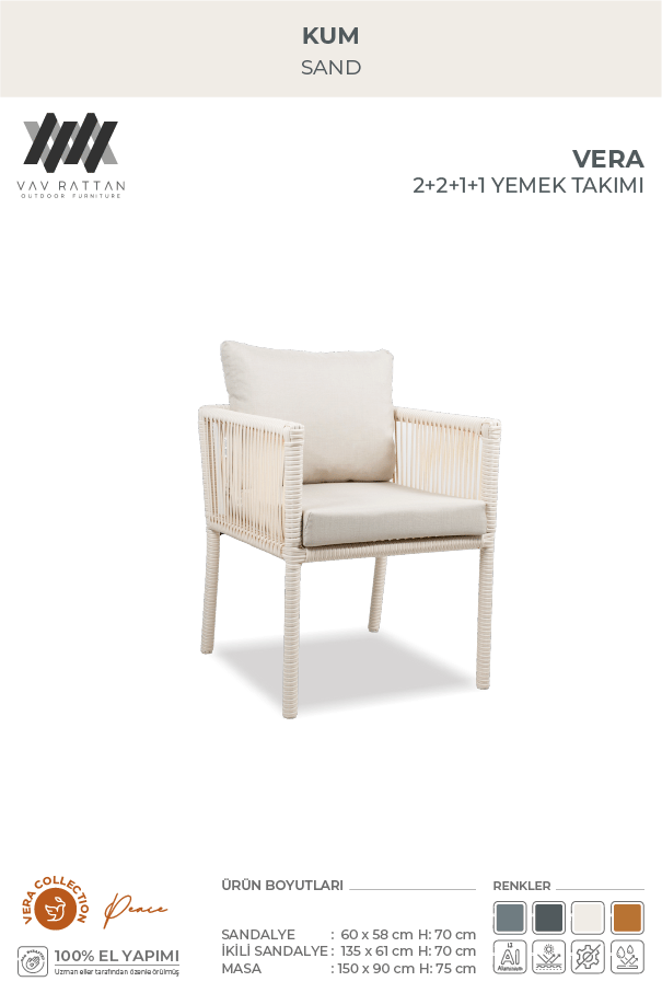 Vera 6 Kişilik Yemek Takımı
