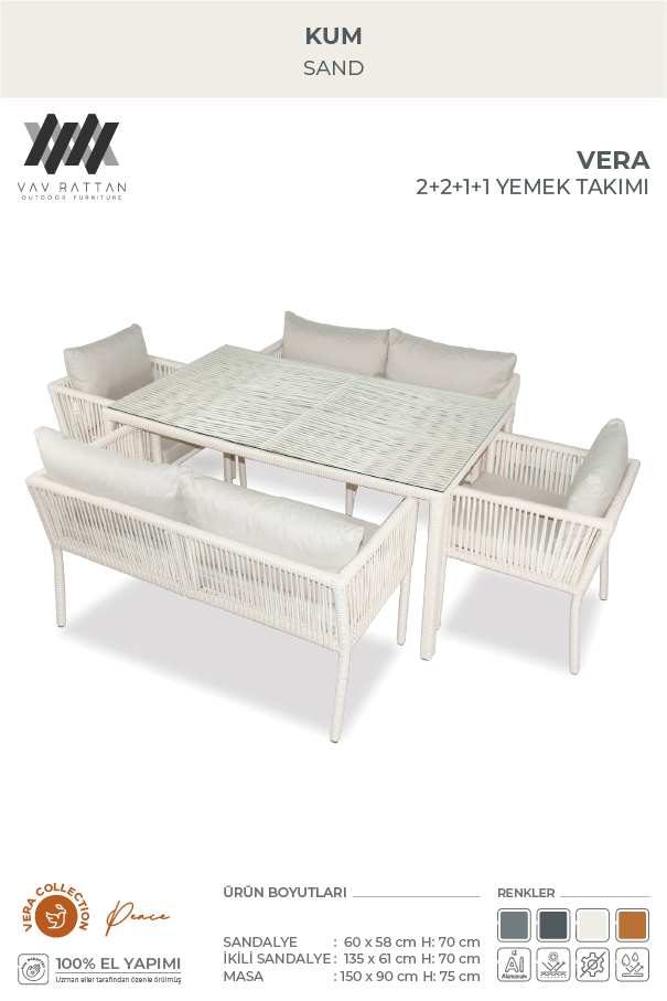 Vera 6 Kişilik Yemek Takımı