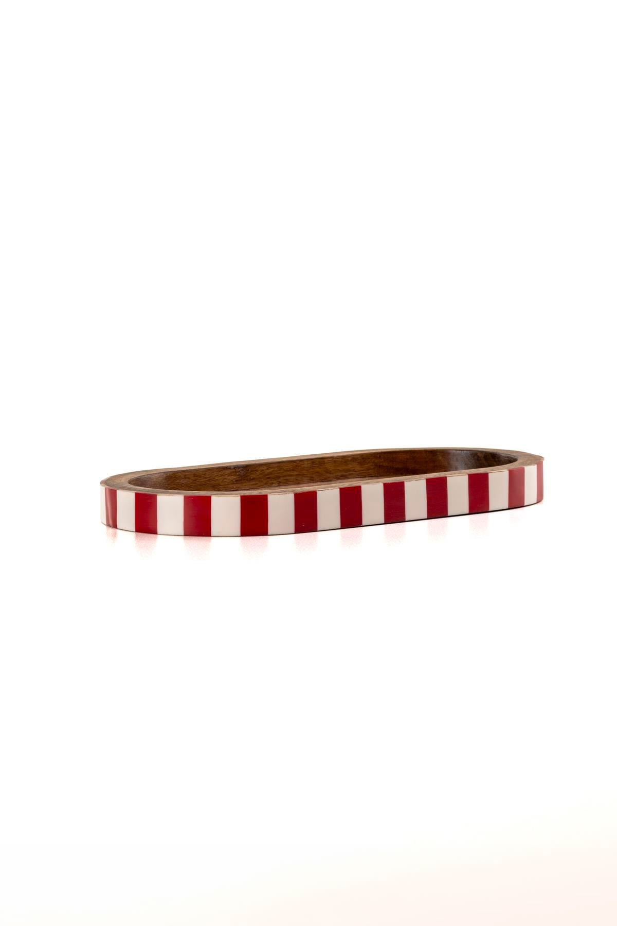 Rosso Oval Sunum 30x15x3 cm