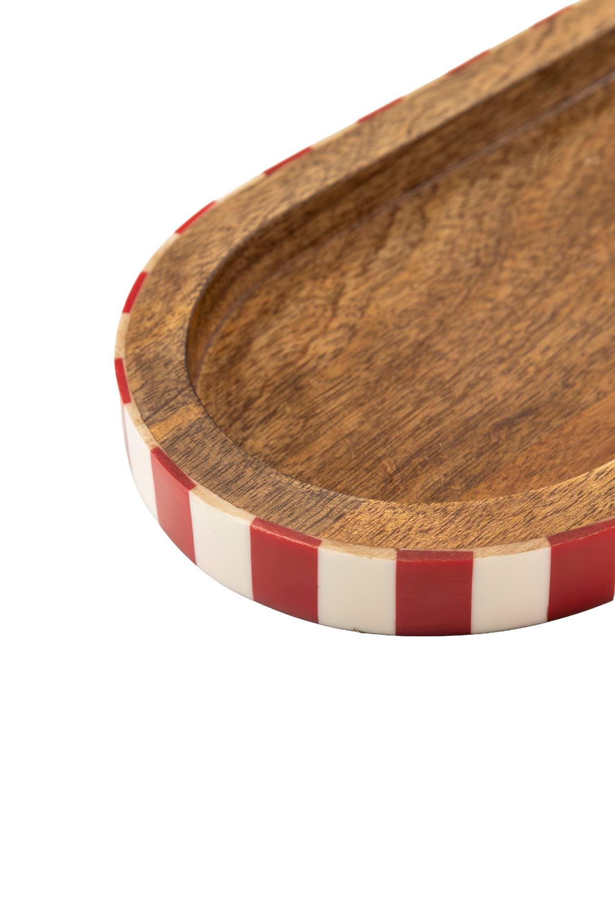 Rosso Oval Sunum 30x15x3 cm