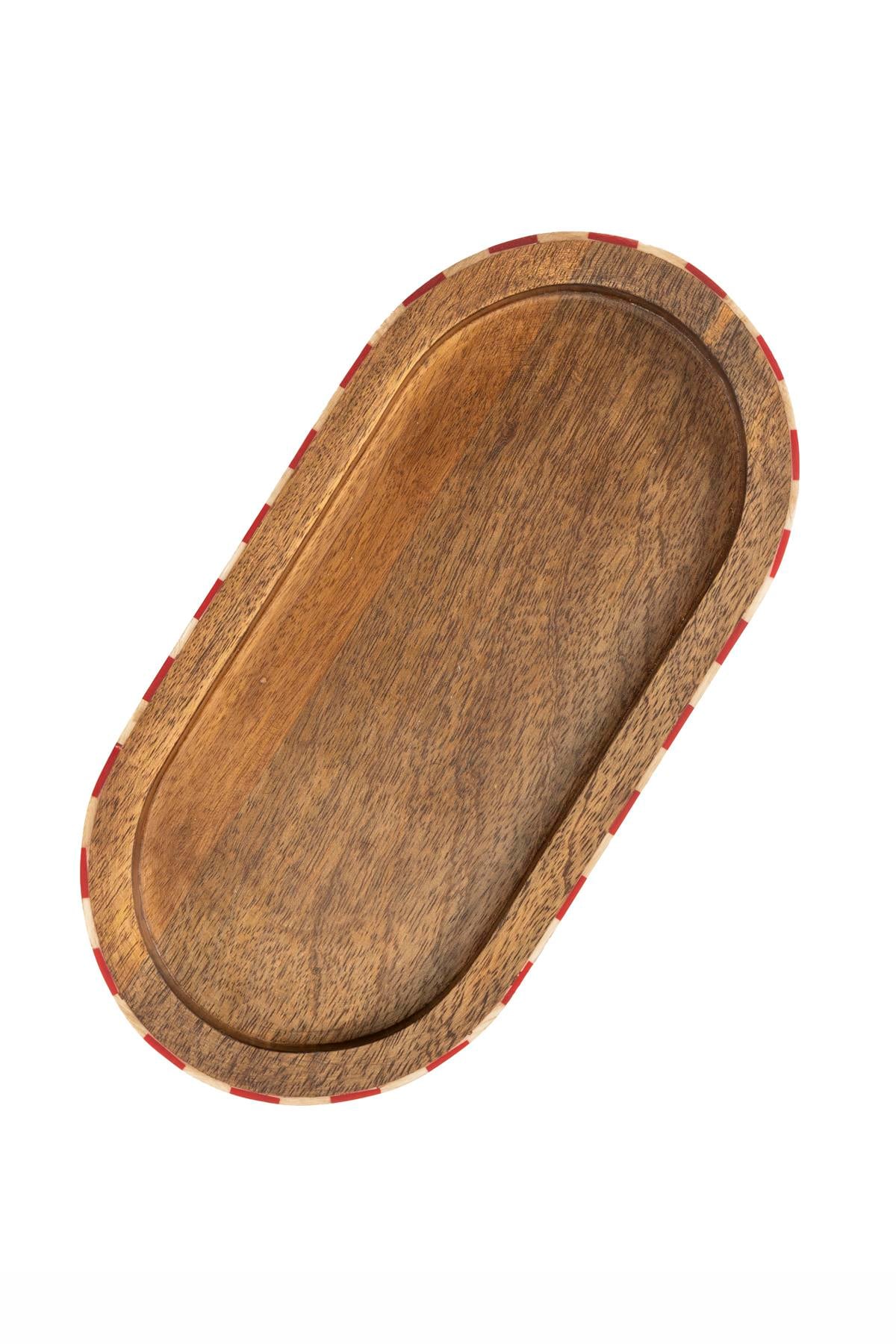 Rosso Oval Sunum 30x15x3 cm