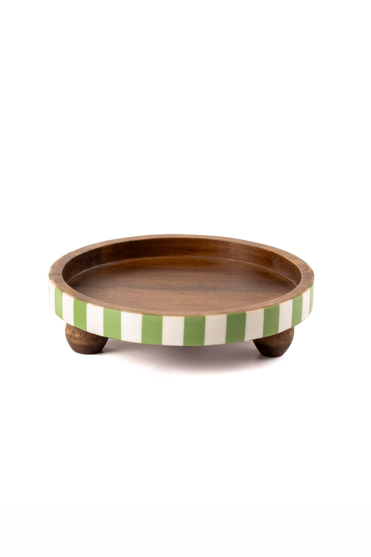 Verde Ayaklı Sunum 25x6 cm