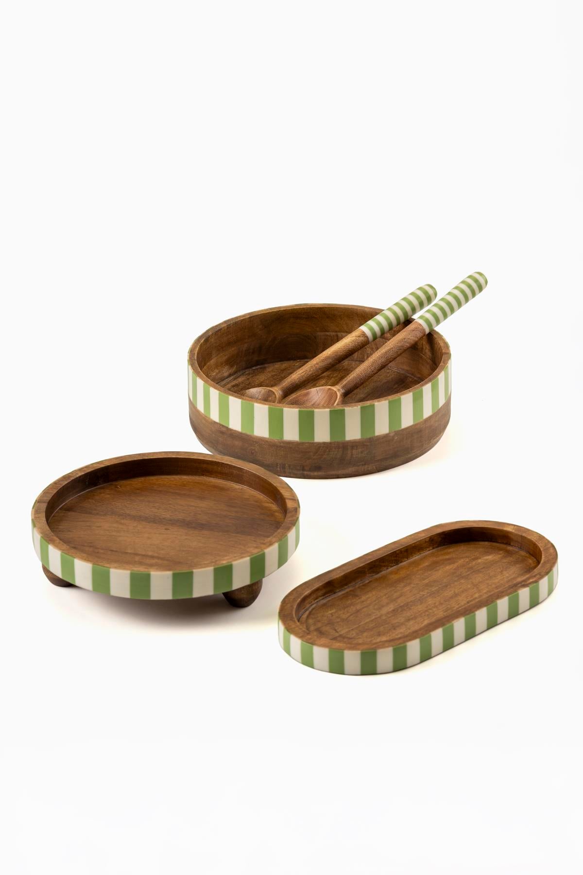 Verde Oval Sunum 30x15x3 cm