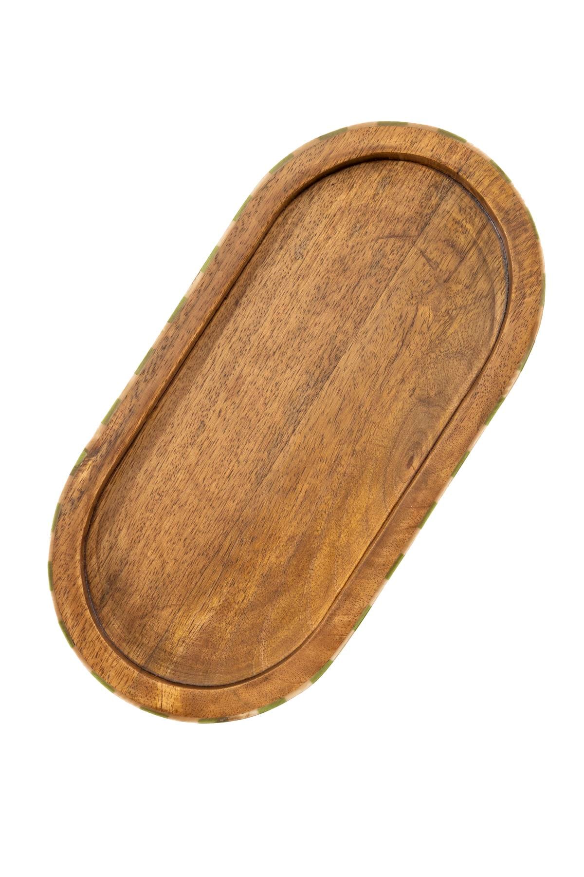 Verde Oval Sunum 30x15x3 cm