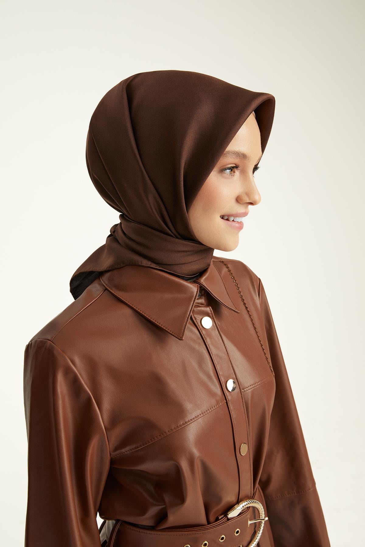 DÜZ ÇİFT TARAFLI TWILL İPEK EŞARP