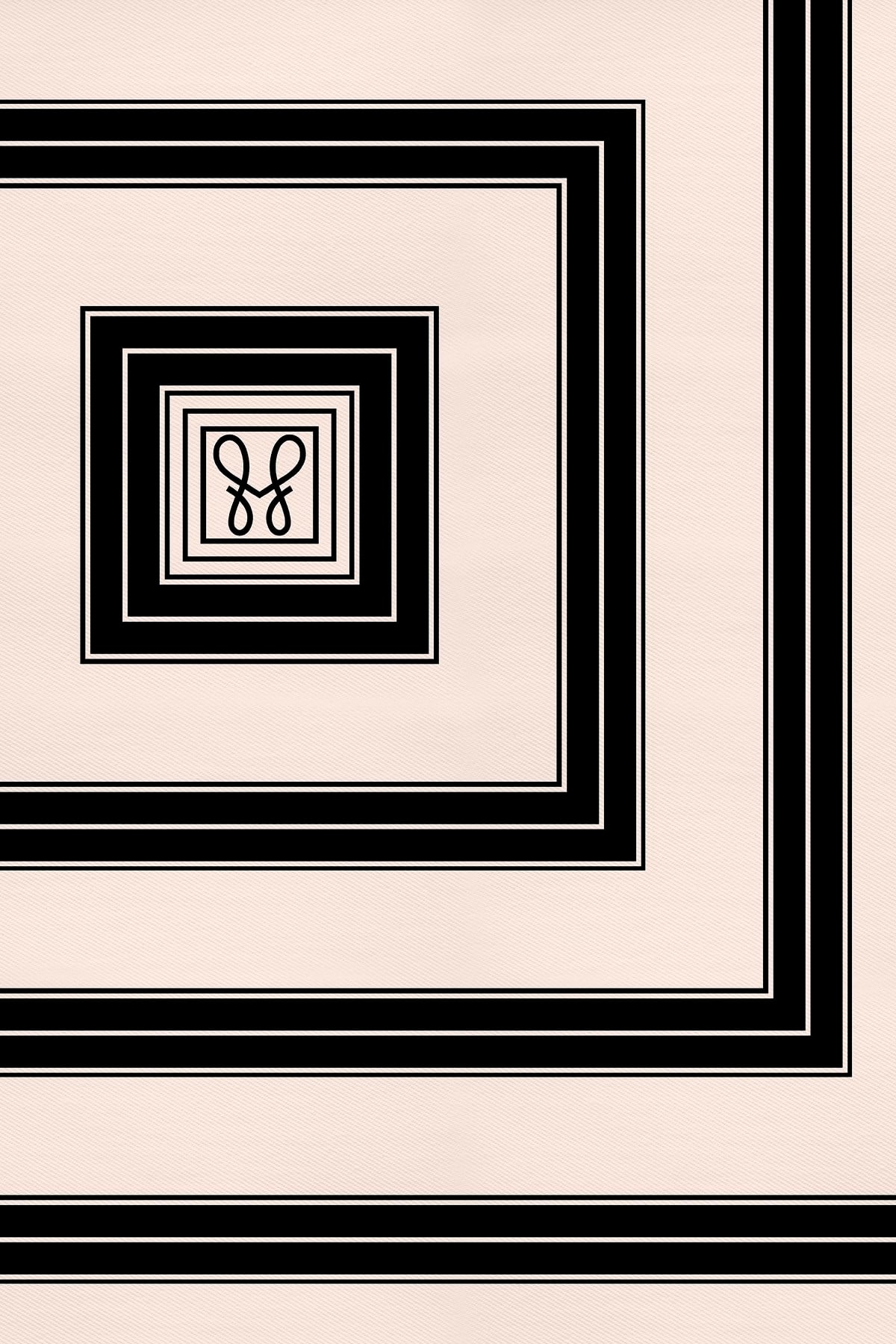Karea Desenli Twill İpek Eşarp