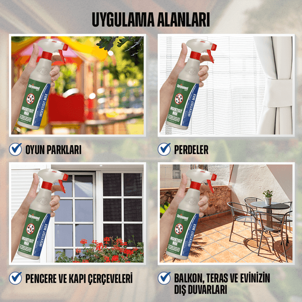 Chrysamed İnsektisit Max Kokusuz Su Bazlı Genel Sprey Böcek İlacı-500ml