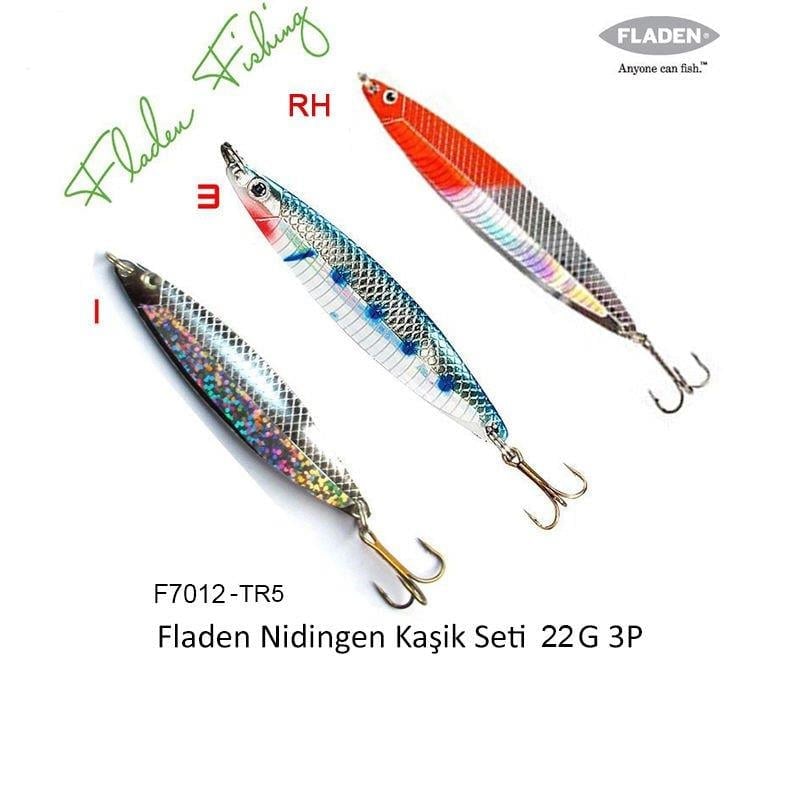 Fladen Nidingen 22gr (3 Adet) Kaşık Seti