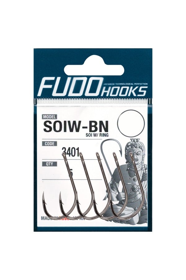 Fudo 3400 Soi W/Ring Nikel Tekli Olta İğnesi