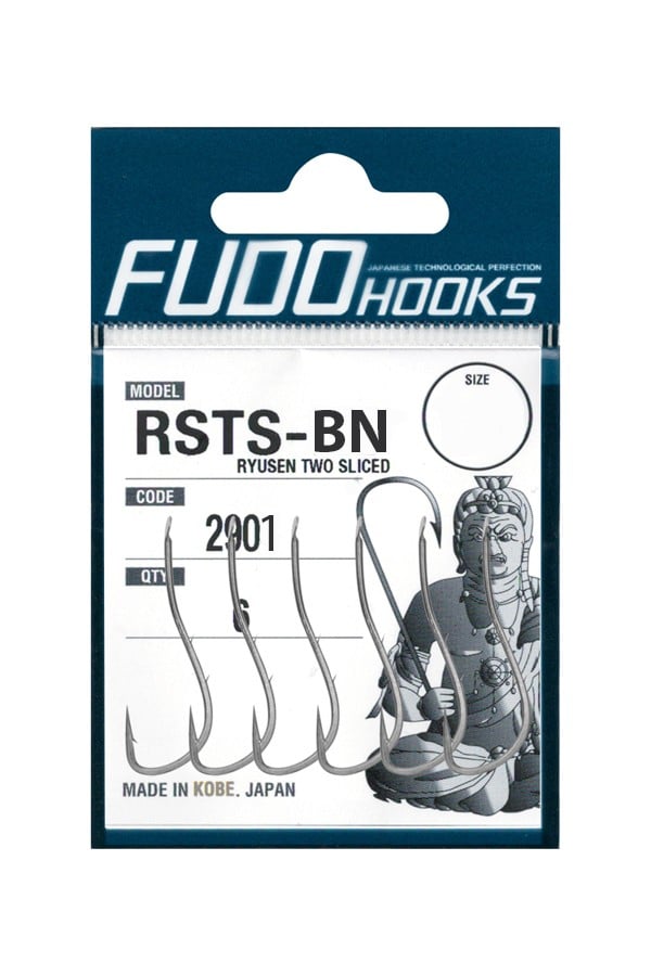 Fudo Ryusen Two Sliced Black Nikel Tekli Olta İğnesi