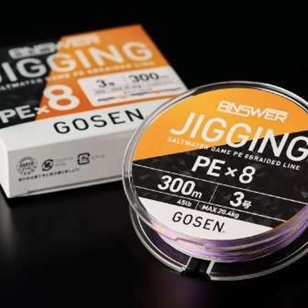 Gosen Jigging Answer PE 8 Örgü Jig ve Tai Rubber İpi 300mt Multi