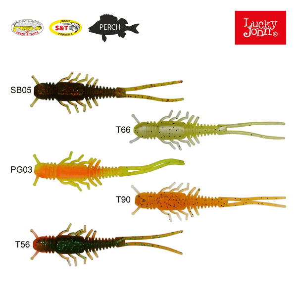Lucky John Tioga Hog 2.5'' 6.35cm (9 Adet) Silikon Yem