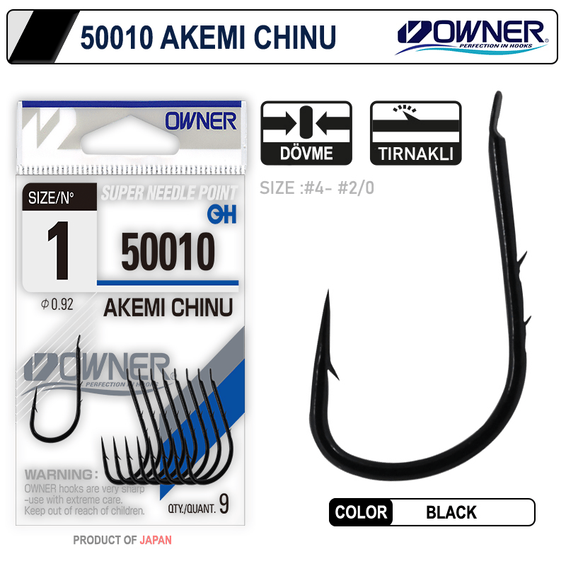 Owner 50010 Akemi Chinu Olta İğnesi