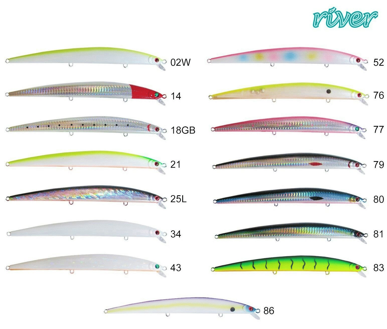 River Treble Devil 180F 18cm 30g 0.4-0.8m Dalarlı Maket Yem