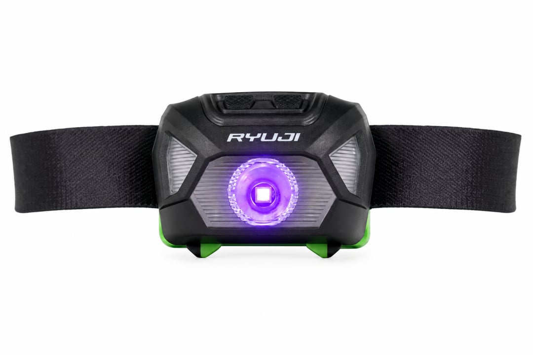 RYUJI 100 LUMEN BEYAZ+ UV KAFA FENERİ