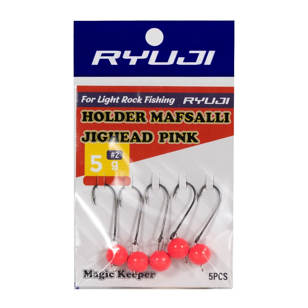RYUJI HOLDER MAFSALLI JIGHEAD PINK UV (5 ADET)