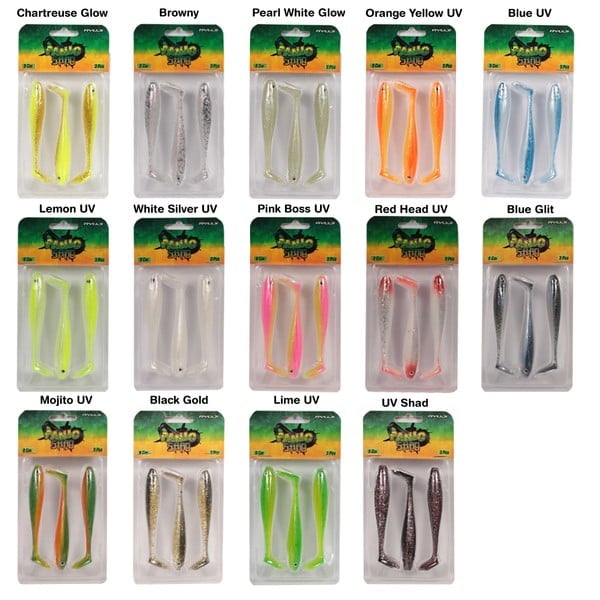 Ryuji Panic Shad 9cm 5.5g (3 Adet) Silikon Yem