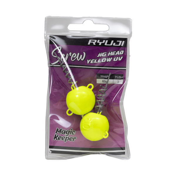 Ryuji Screw Yellow UV Jig Head (2 Adet) Zoka