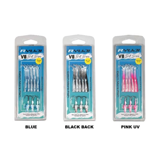 Ryuji V8 8cm 5.5g (5 Adet) Silikon Yem