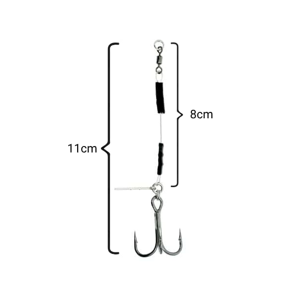Salman No:2 11cm Çelik Telli Stinger Rig