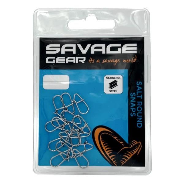Savage Gear Salt Round Snaps (15 Adet) Klips
