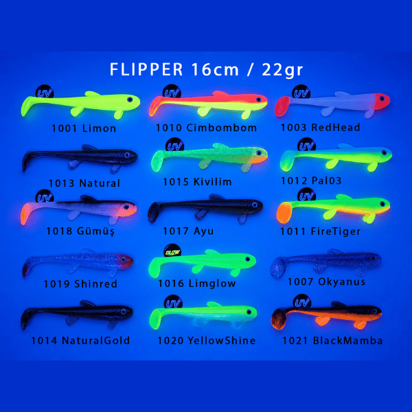 Sezon Flipper 16cm 22gr Silikon Yem
