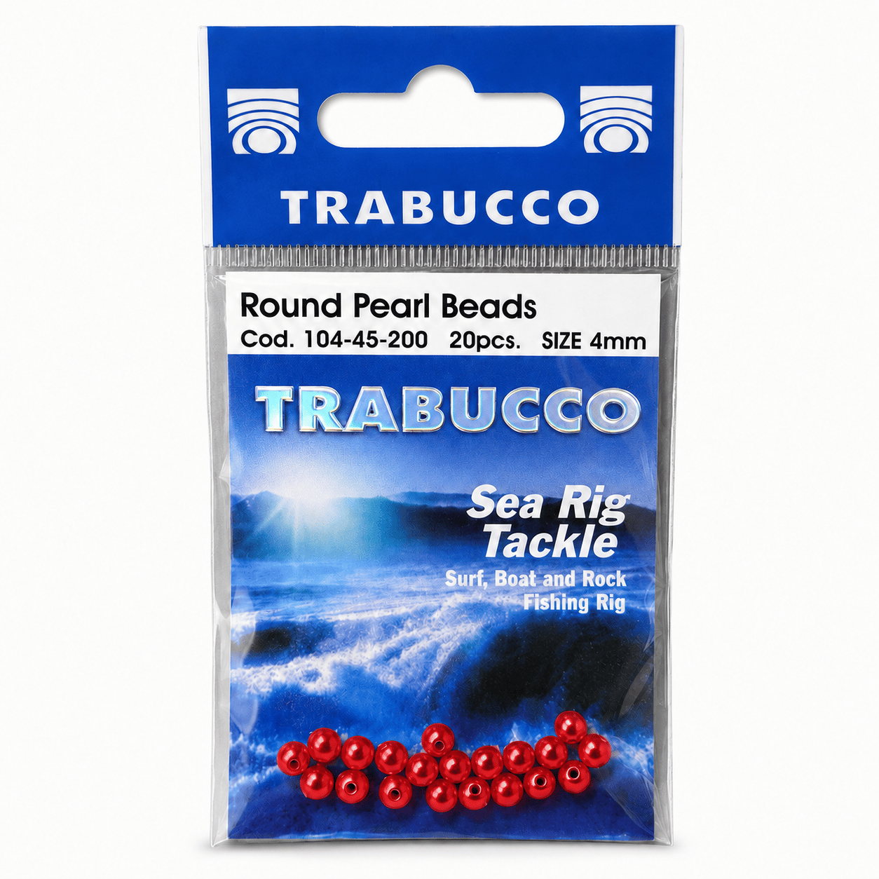 Trabucco Round Pearl Red Boncuk