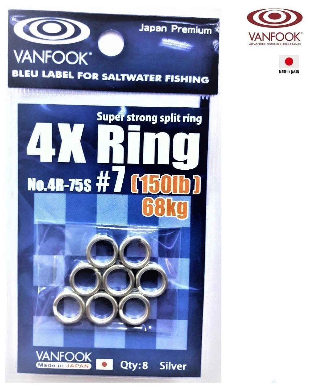 Vanfook 4R-75S Split Ring Halka