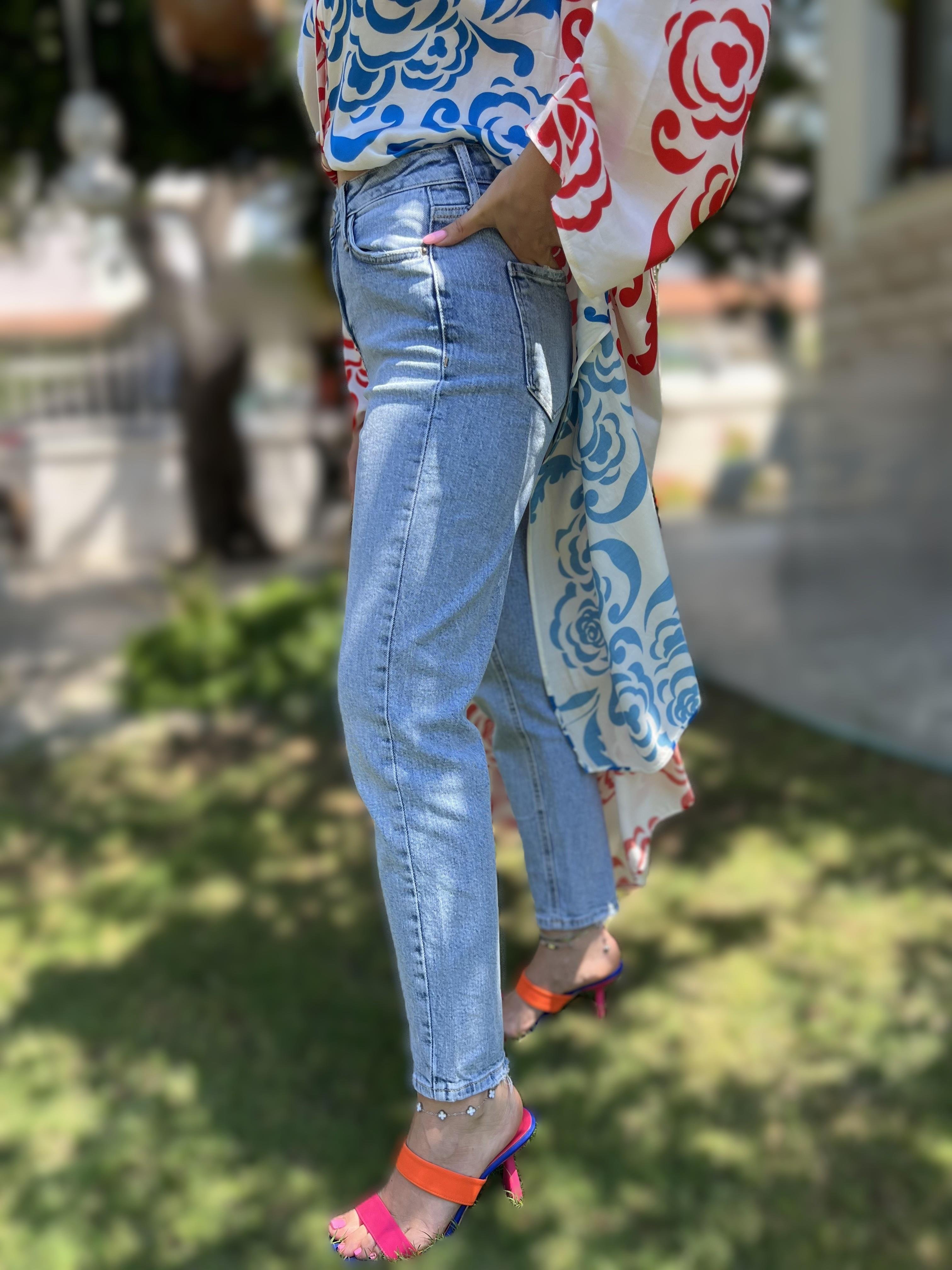 Açık Mavi Baggy Jean
