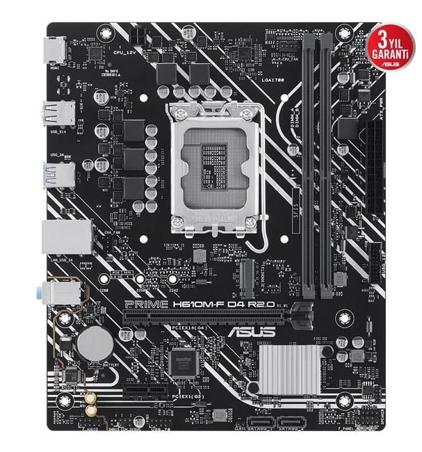 Asus Prime H610M-F D4 R2.0 1700P Hdmi