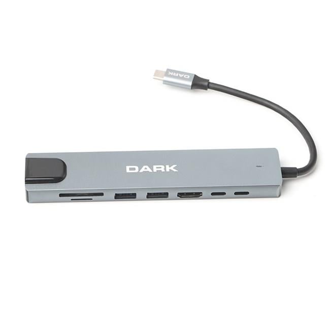 Dark (DK-AC-U31X36) Type C 8 in 1 Çoklayıcı