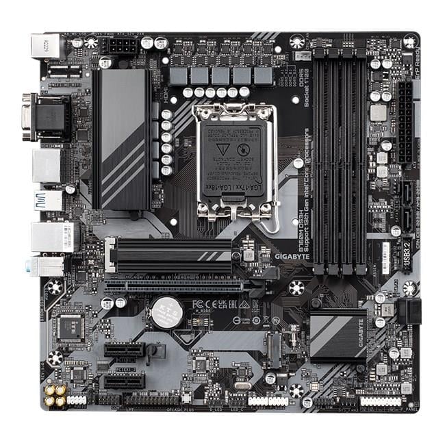 Gigabyte B760M DS3H D5 1700P Vga Hdmi Dp Type-C