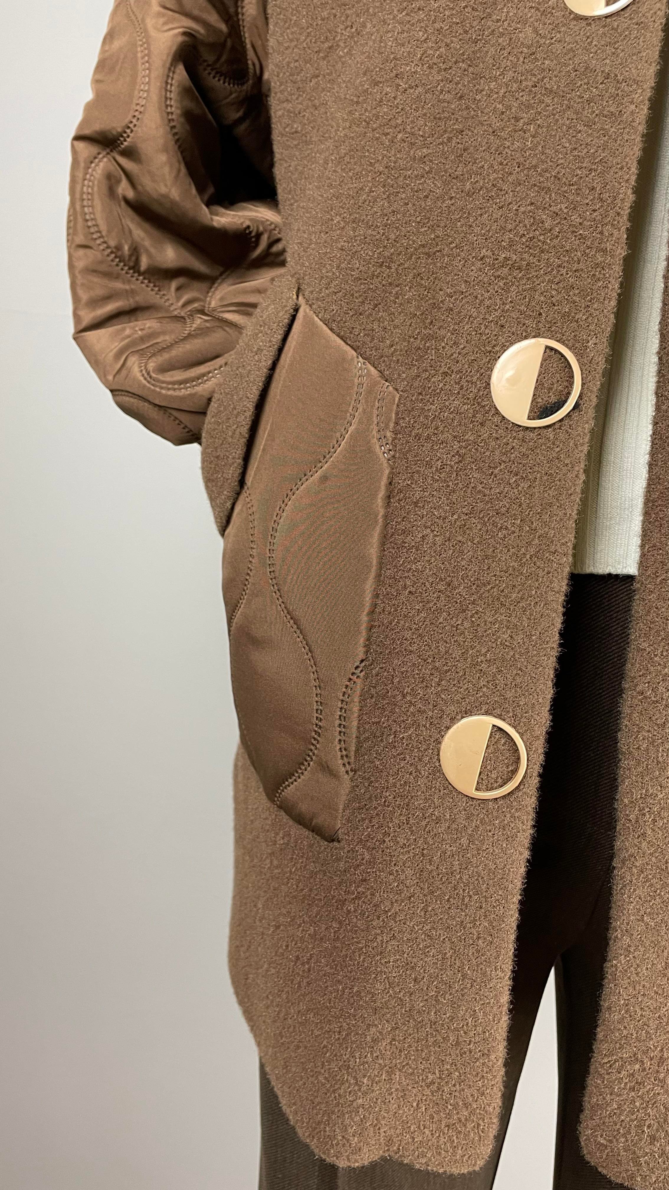 Kolları ve Cepleri Anorak Mont