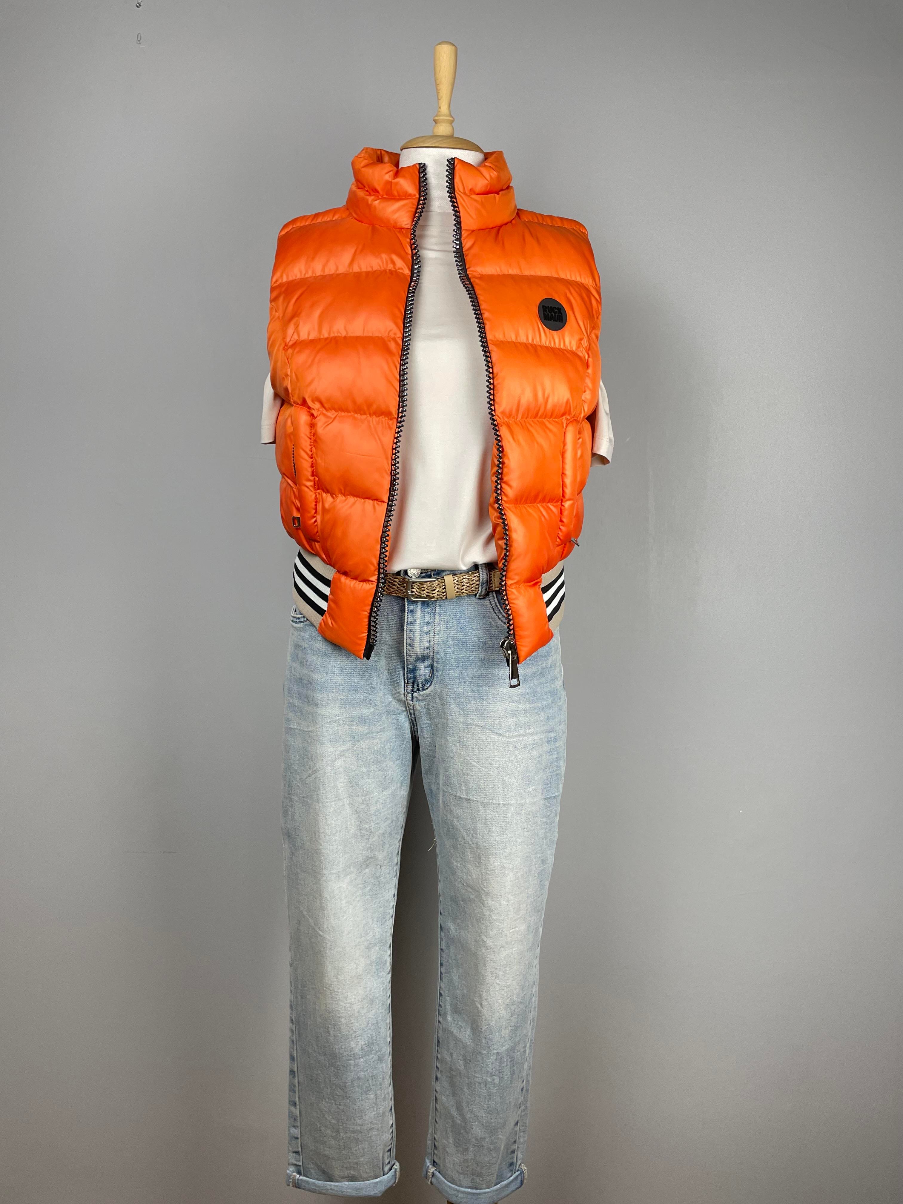Oranj Anorak Altı Lastikli Yelek