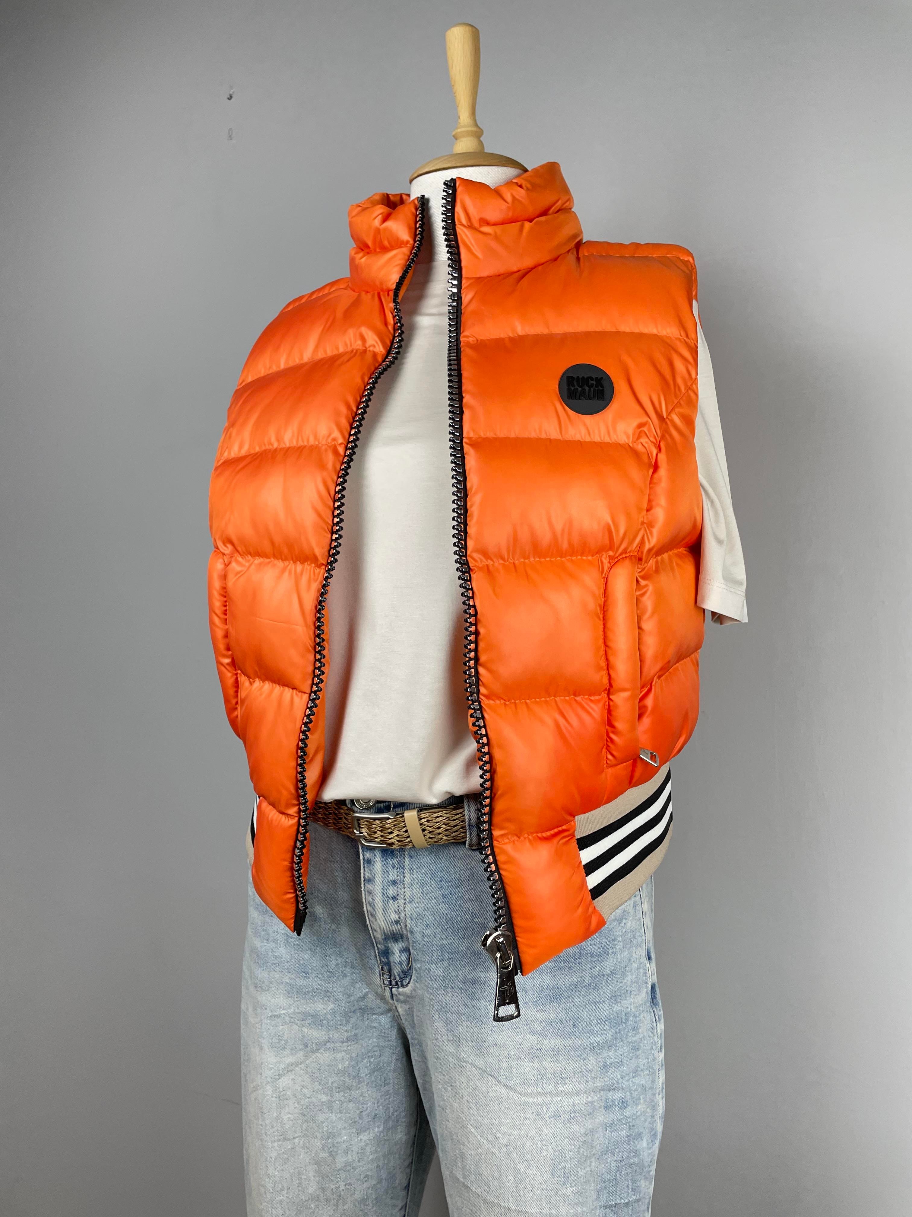 Oranj Anorak Altı Lastikli Yelek