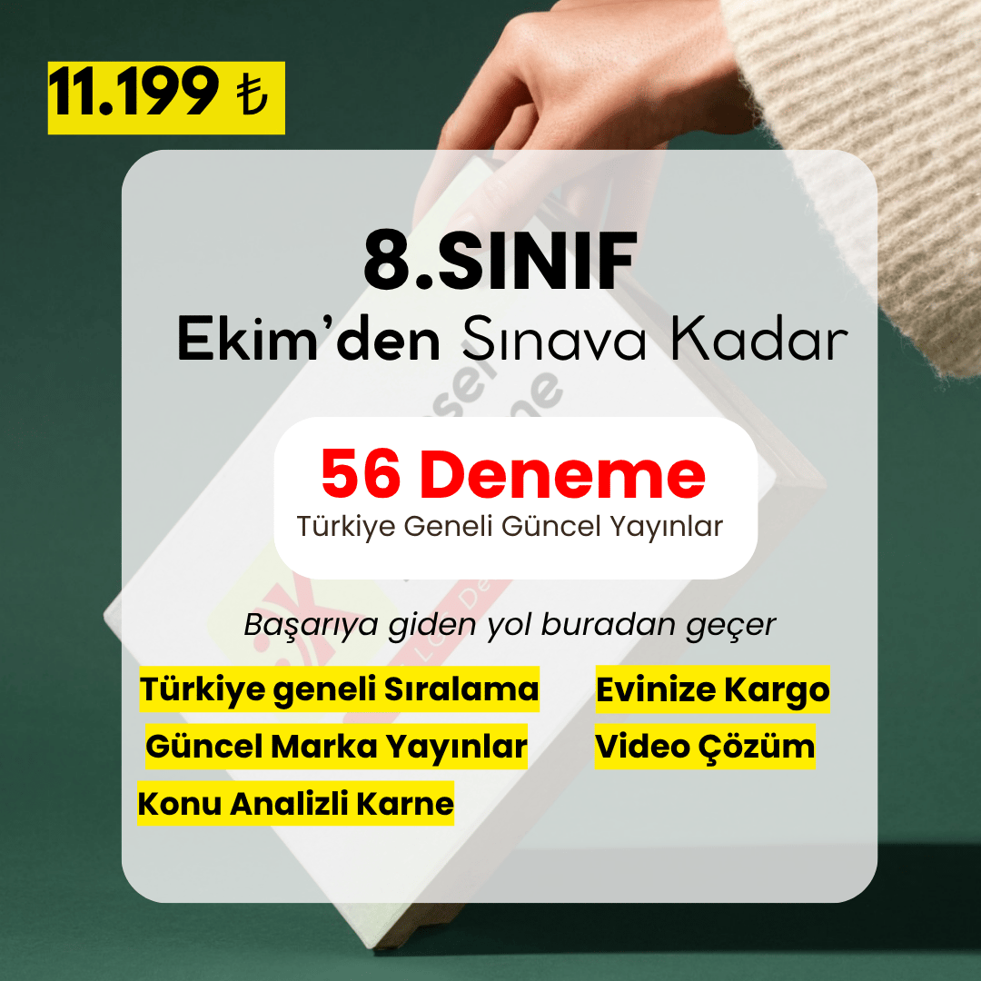 2027 LGS YILLIK PAKET - EKİM'DEN SINAVA KADAR
