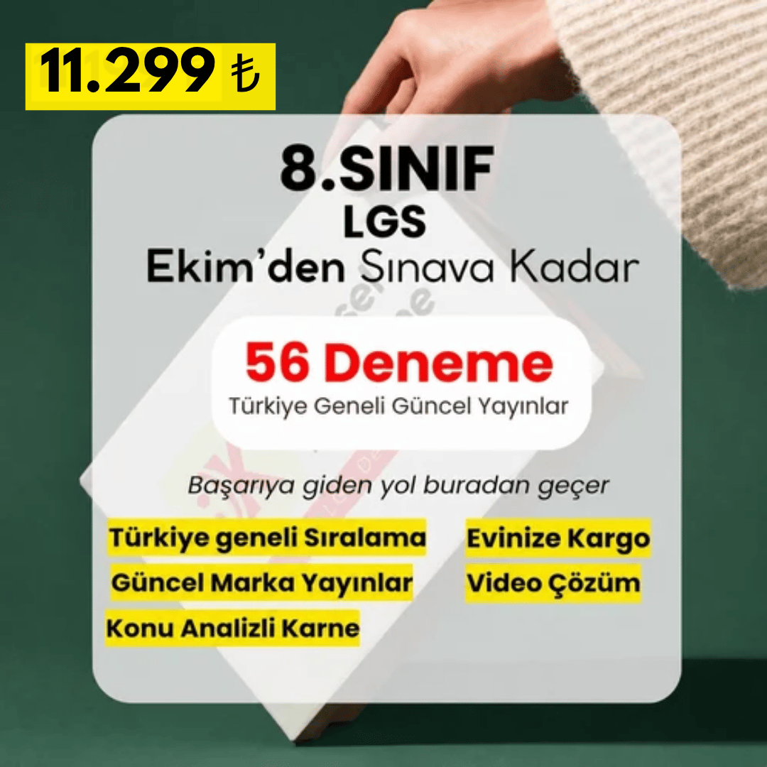 2027 LGS YILLIK PAKET - EKİM'DEN SINAVA KADAR
