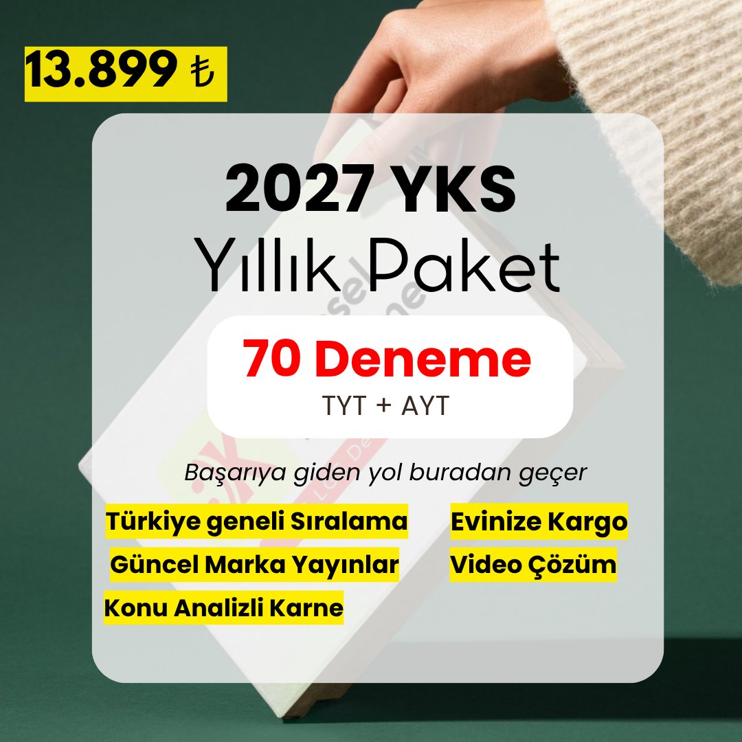 2027 YKS YILLIK PAKET