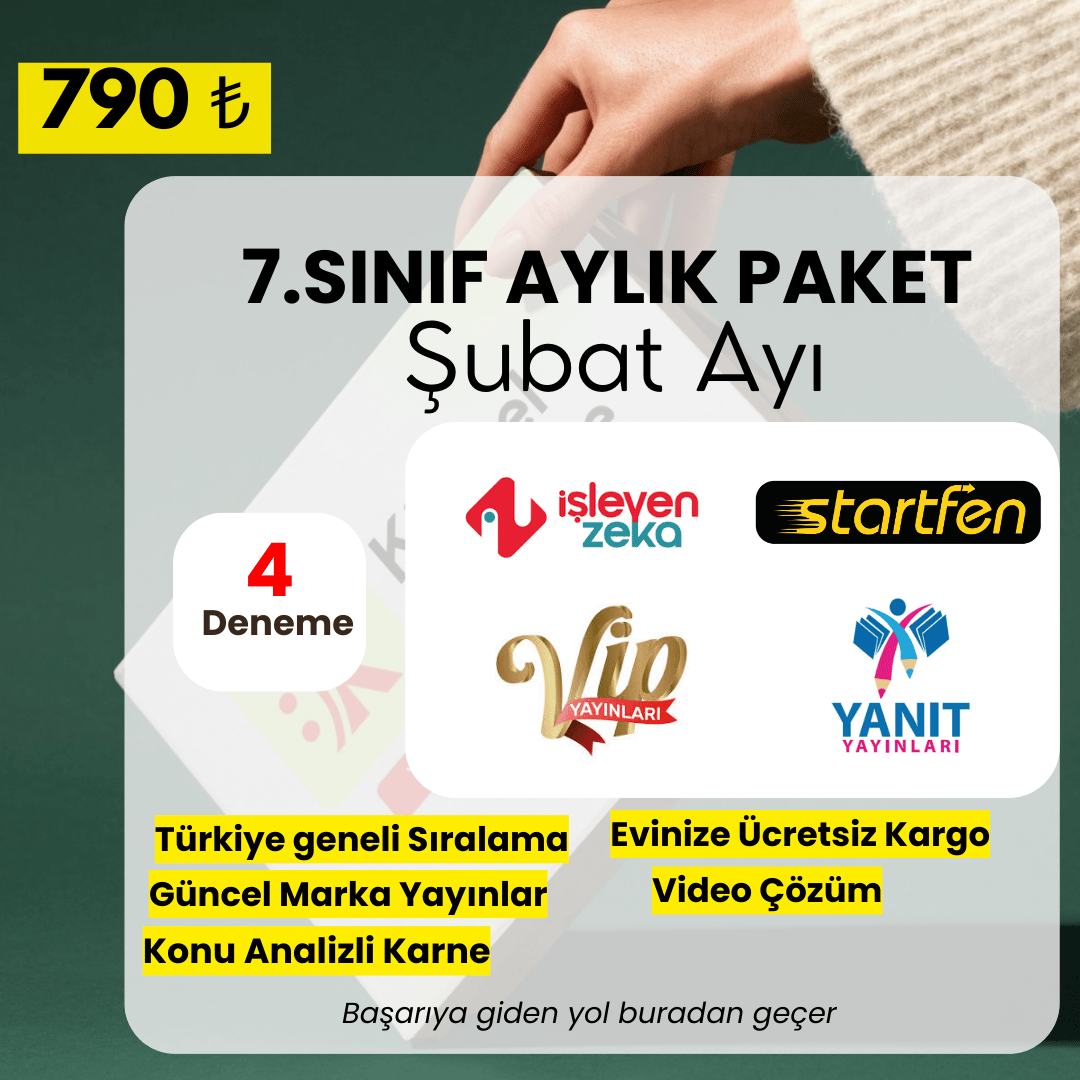 7.SINIF AYLIK PAKET-ŞUBAT