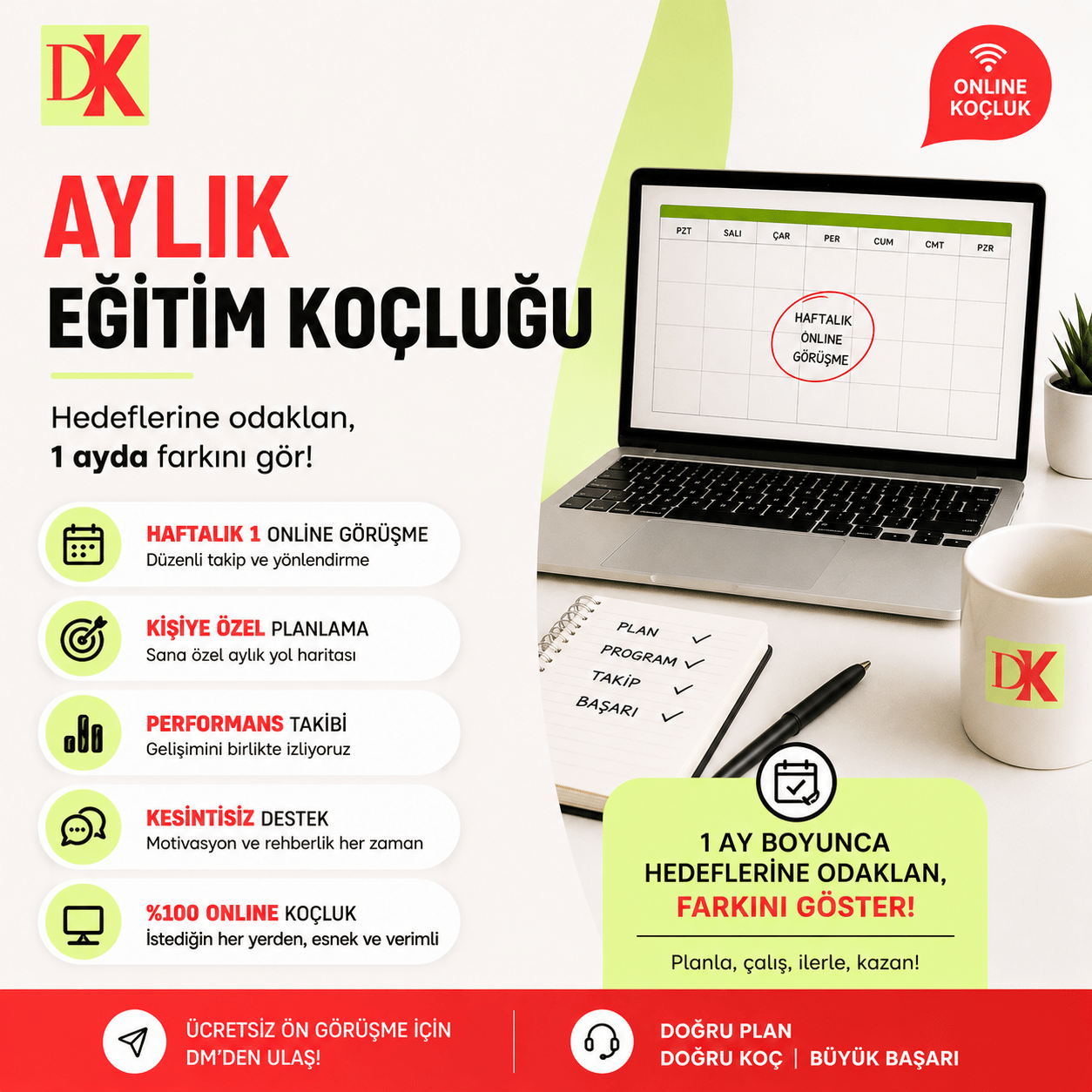 Eğitim Koçu - Aylık Paket