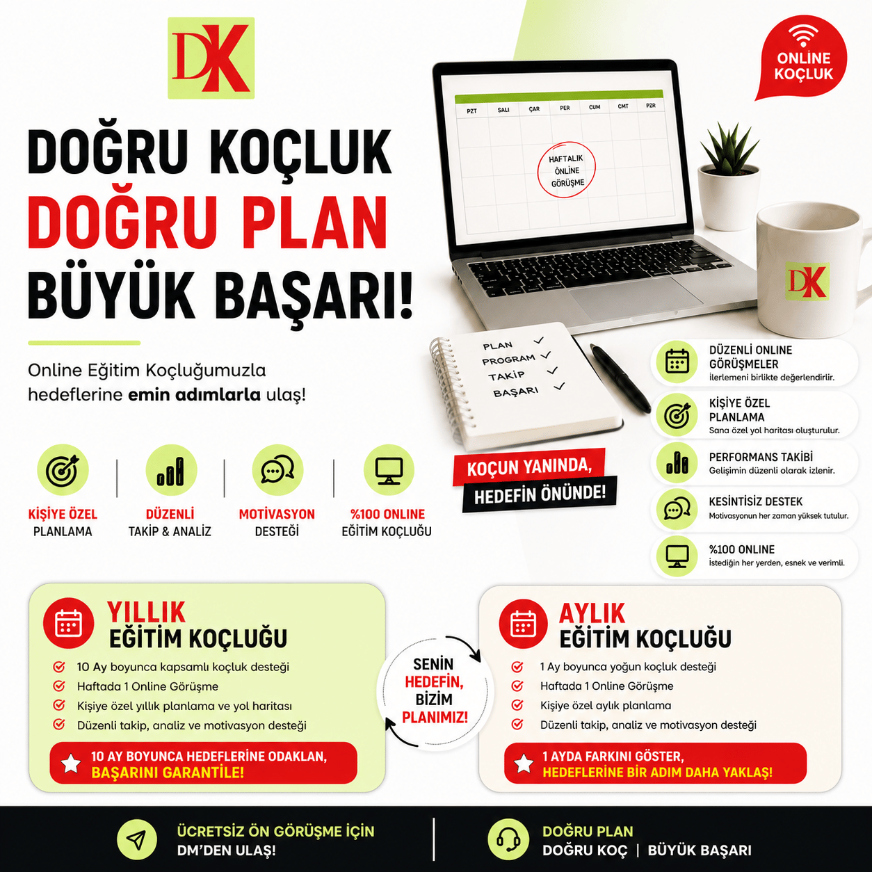Eğitim Koçu - Aylık Paket