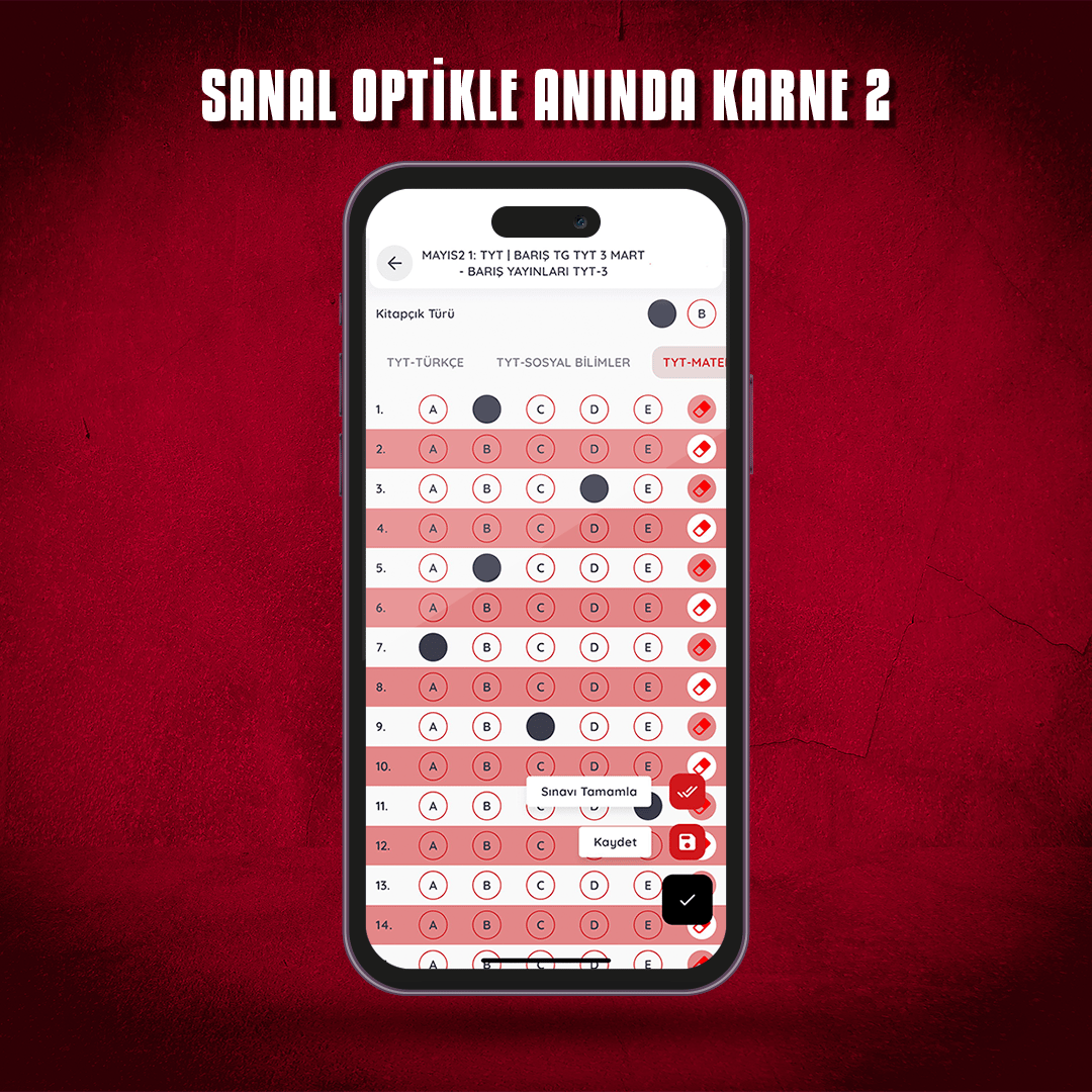 TYT - AYT ONLİNE DENEME PAKETİ