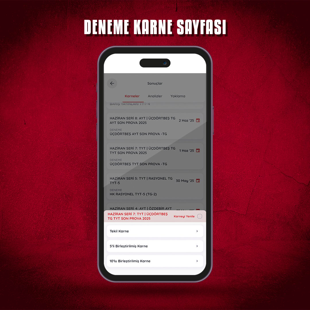 TYT - AYT ONLİNE DENEME PAKETİ