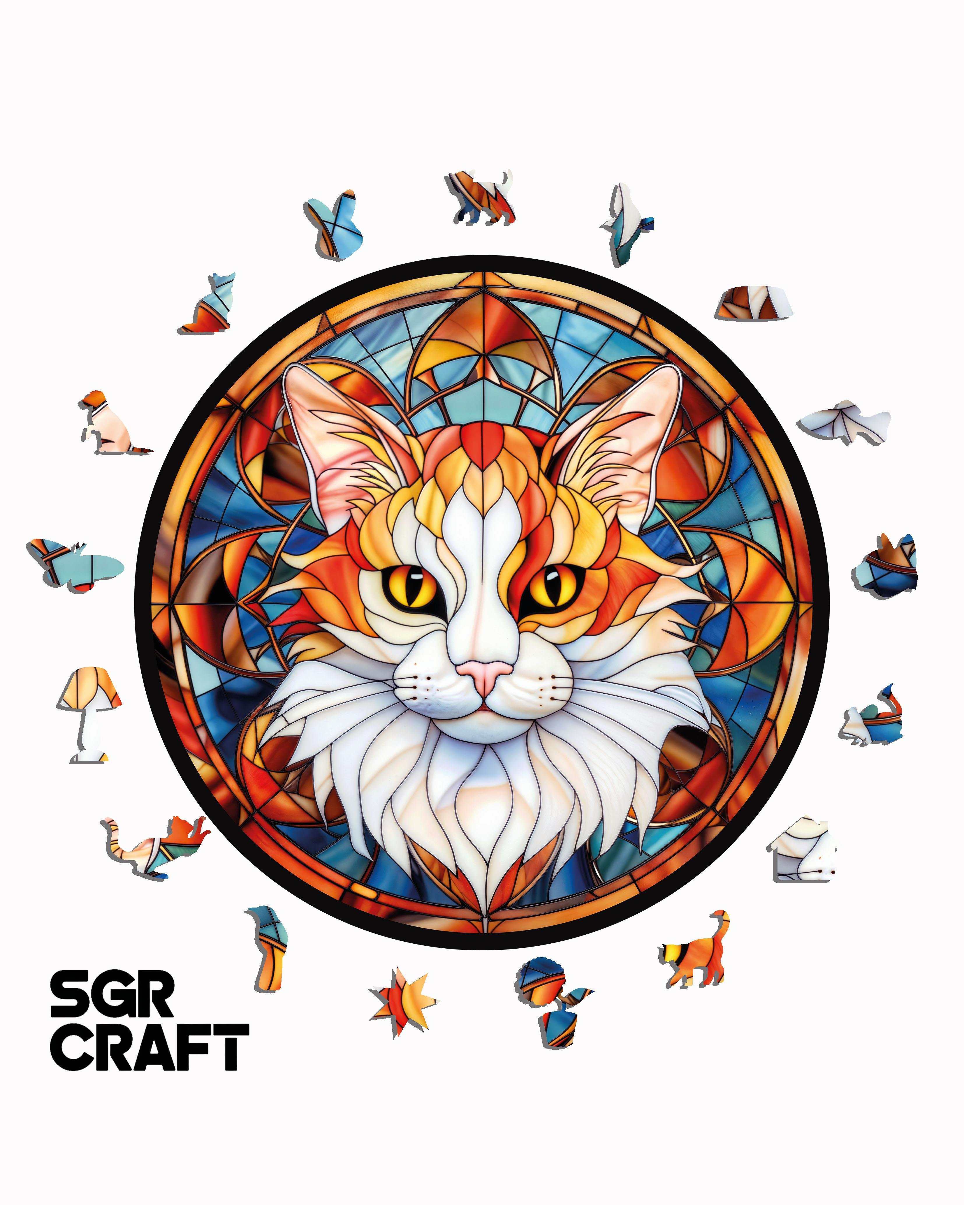 Ateşin Bakışı Ahşap Puzzle