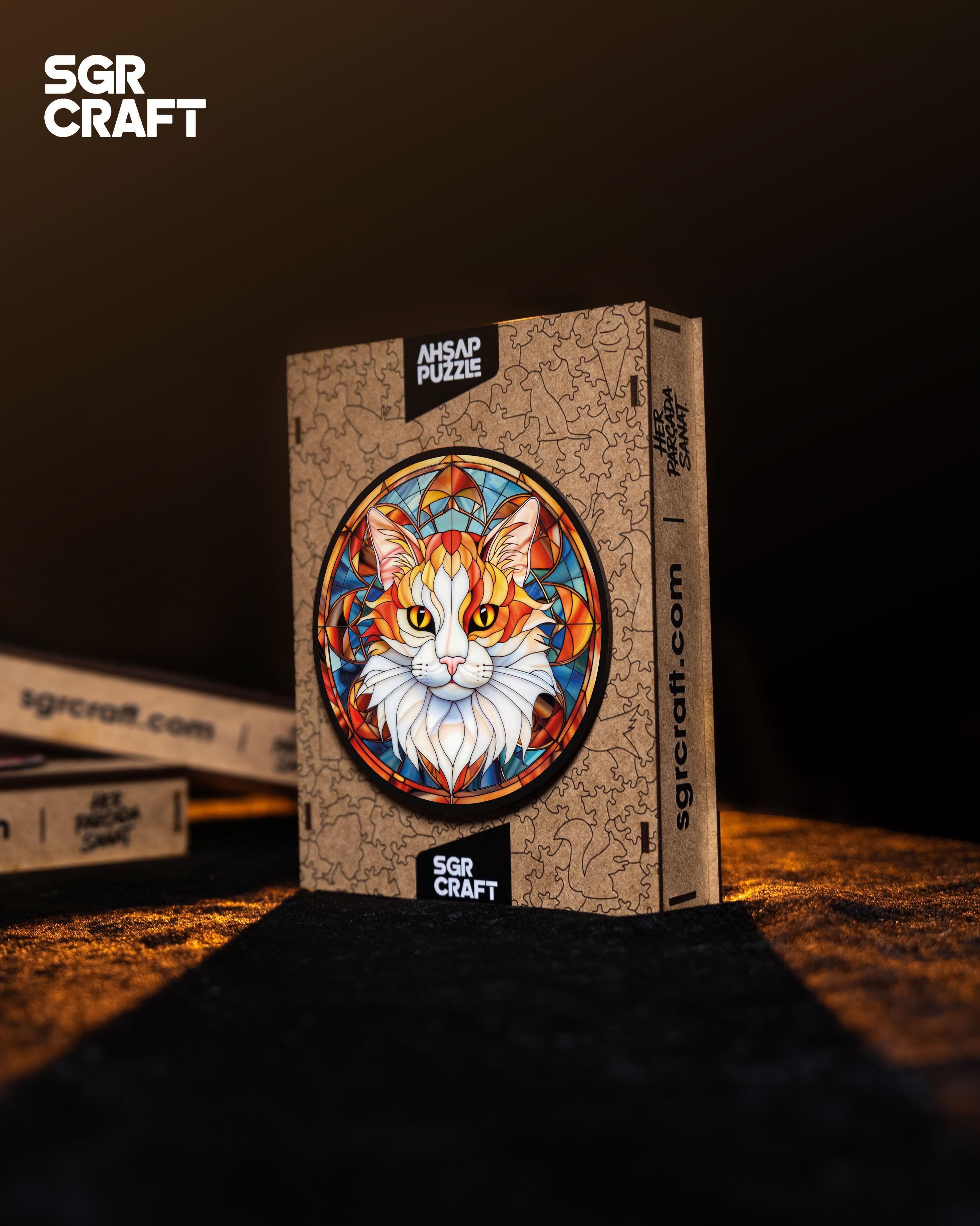 Ateşin Bakışı Ahşap Puzzle